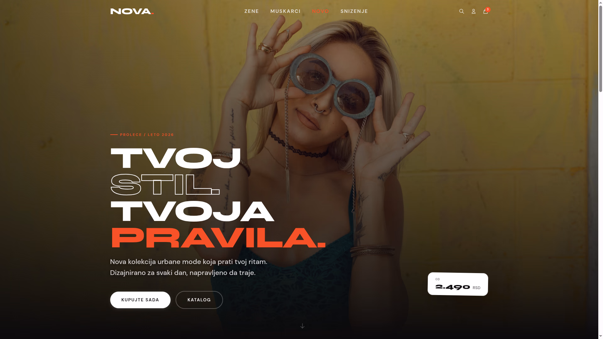 Izrada online prodavnice odeće i SEO optimizacija — filter — M·LAB blog Beograd
