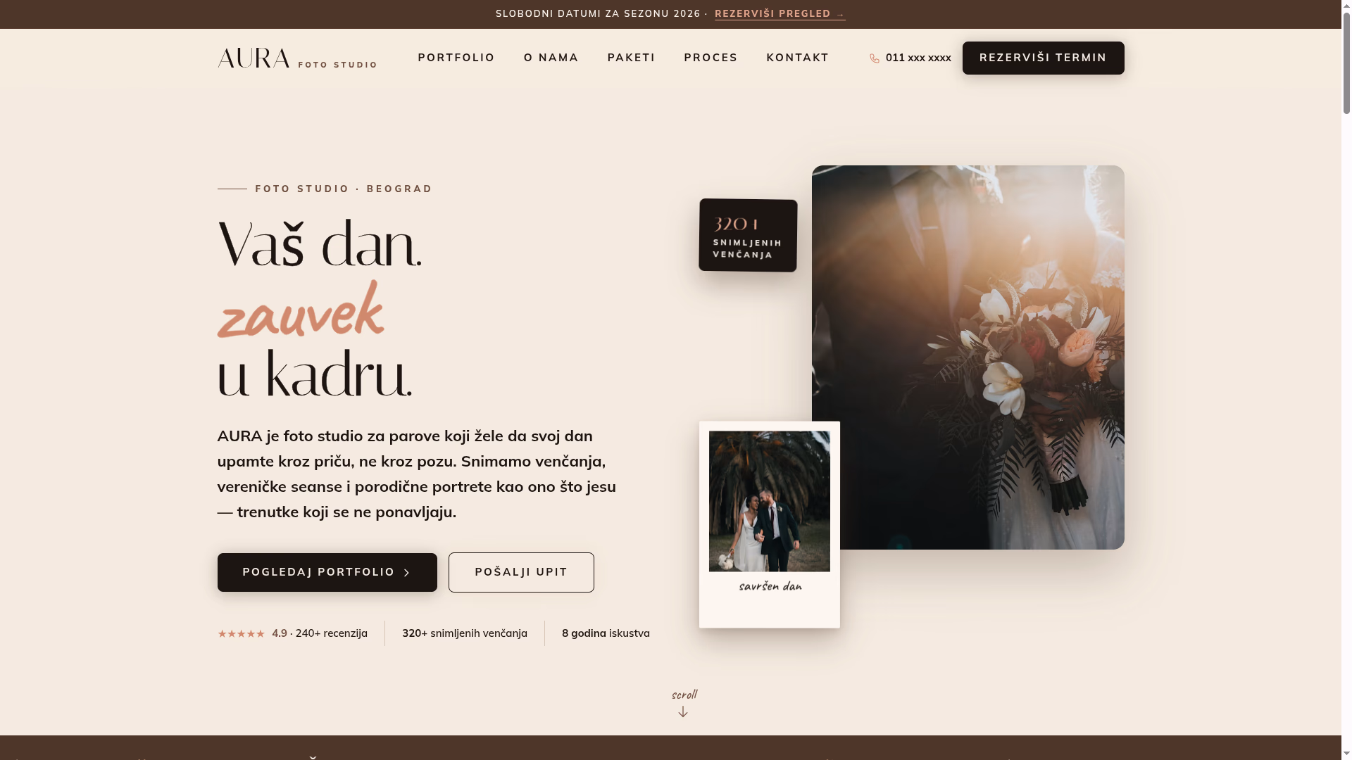 Izrada sajta i SEO optimizacija za foto studio — portfolio — M·LAB blog Beograd