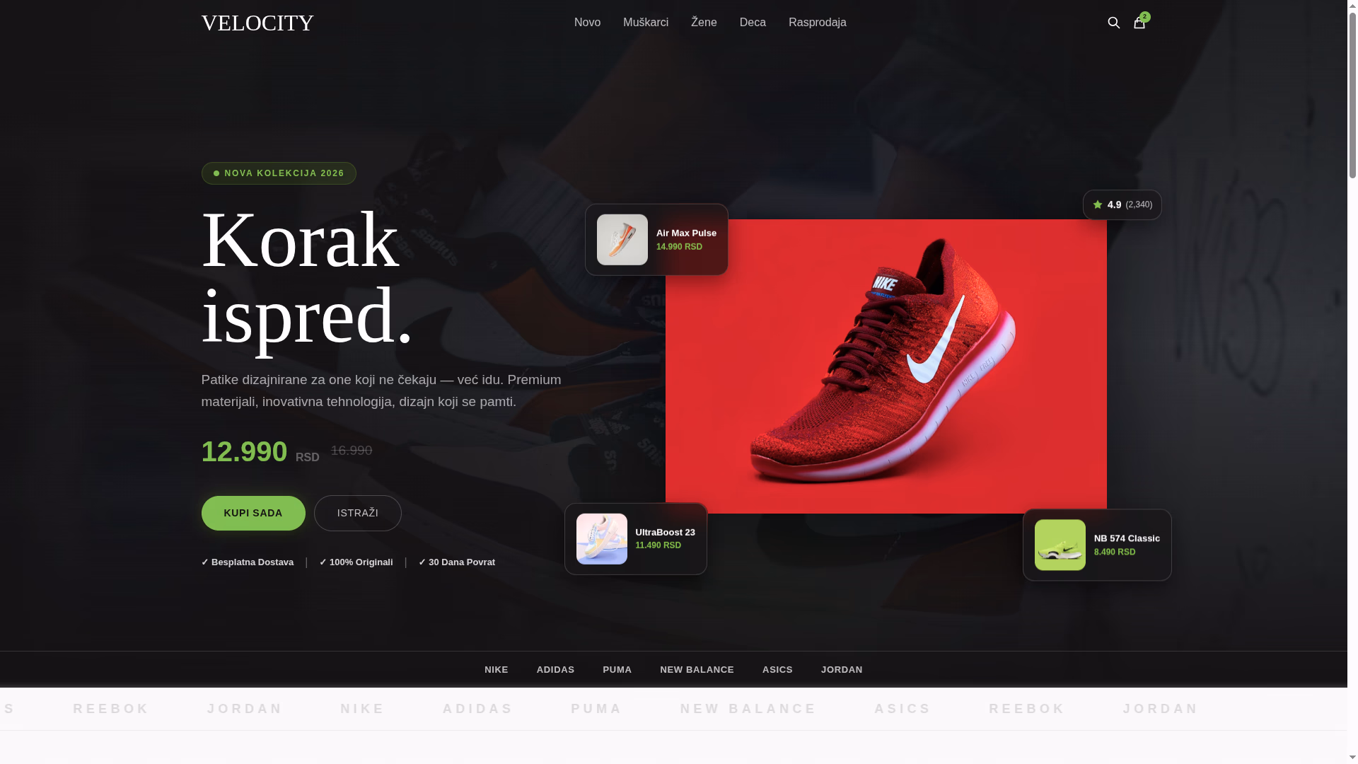 Izrada online prodavnice obuće i SEO optimizacija — filter — M·LAB blog Beograd